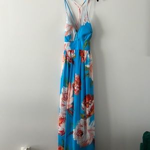 Maxi spaghetti strap dress